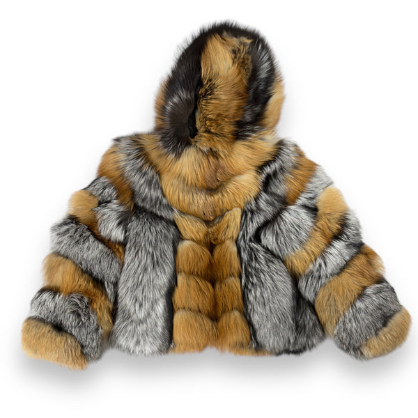 Tricolor Fox with Hood