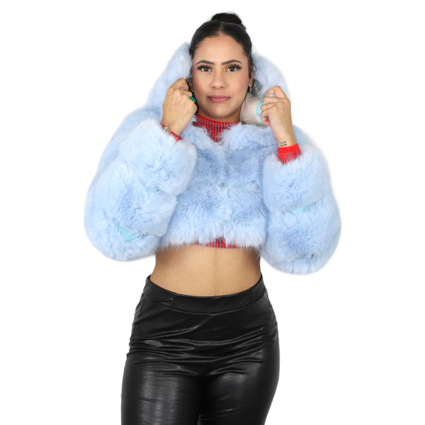 Faux Layered Bolero with Hood