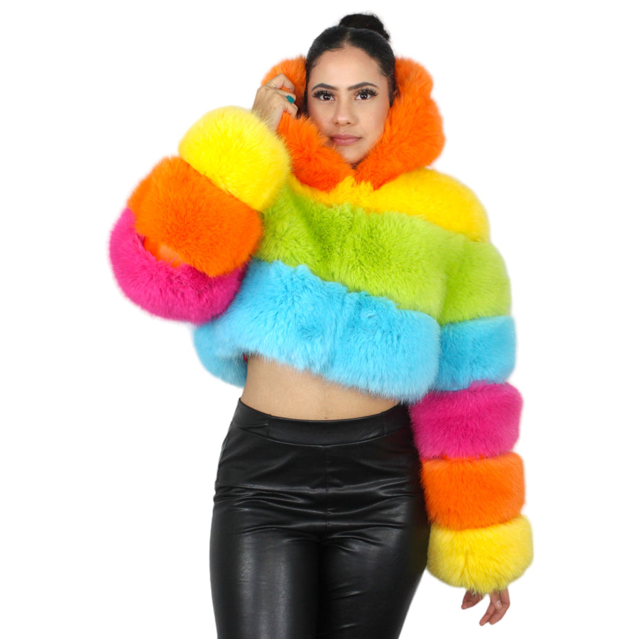 Faux Layered Bolero with Hood