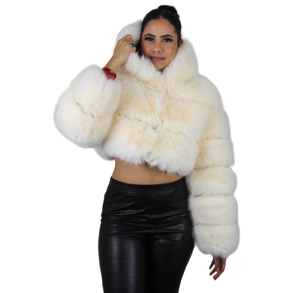 Faux Layered Bolero with Hood