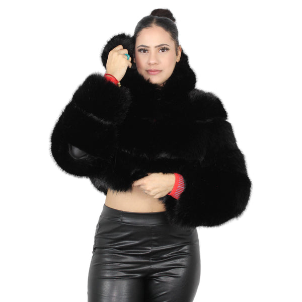 Faux Layered Bolero with Hood