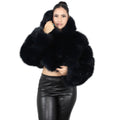 Faux Layered Bolero with Hood