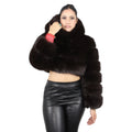 Faux Layered Bolero with Hood