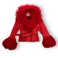 Leather with Mongolian Lamb