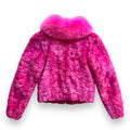 Women's Mink Bomber with Fox Collar