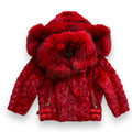Biker Style Mink Jacket