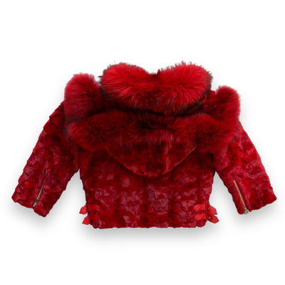 Biker Style Mink Jacket
