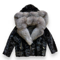 Biker Style Mink Jacket