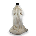 Faux Full Length Dragging Coat