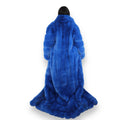 Faux Full Length Dragging Coat