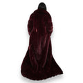 Faux Full Length Dragging Coat