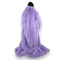 Faux Full Length Dragging Coat