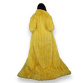 Faux Full Length Dragging Coat