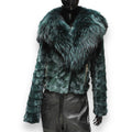 Biker Style Mink Jacket