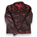 Cow Leather Trucker Jean Jacket
