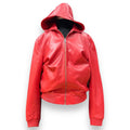Leather Hoodie