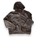 Leather Hoodie