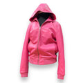 Leather Hoodie