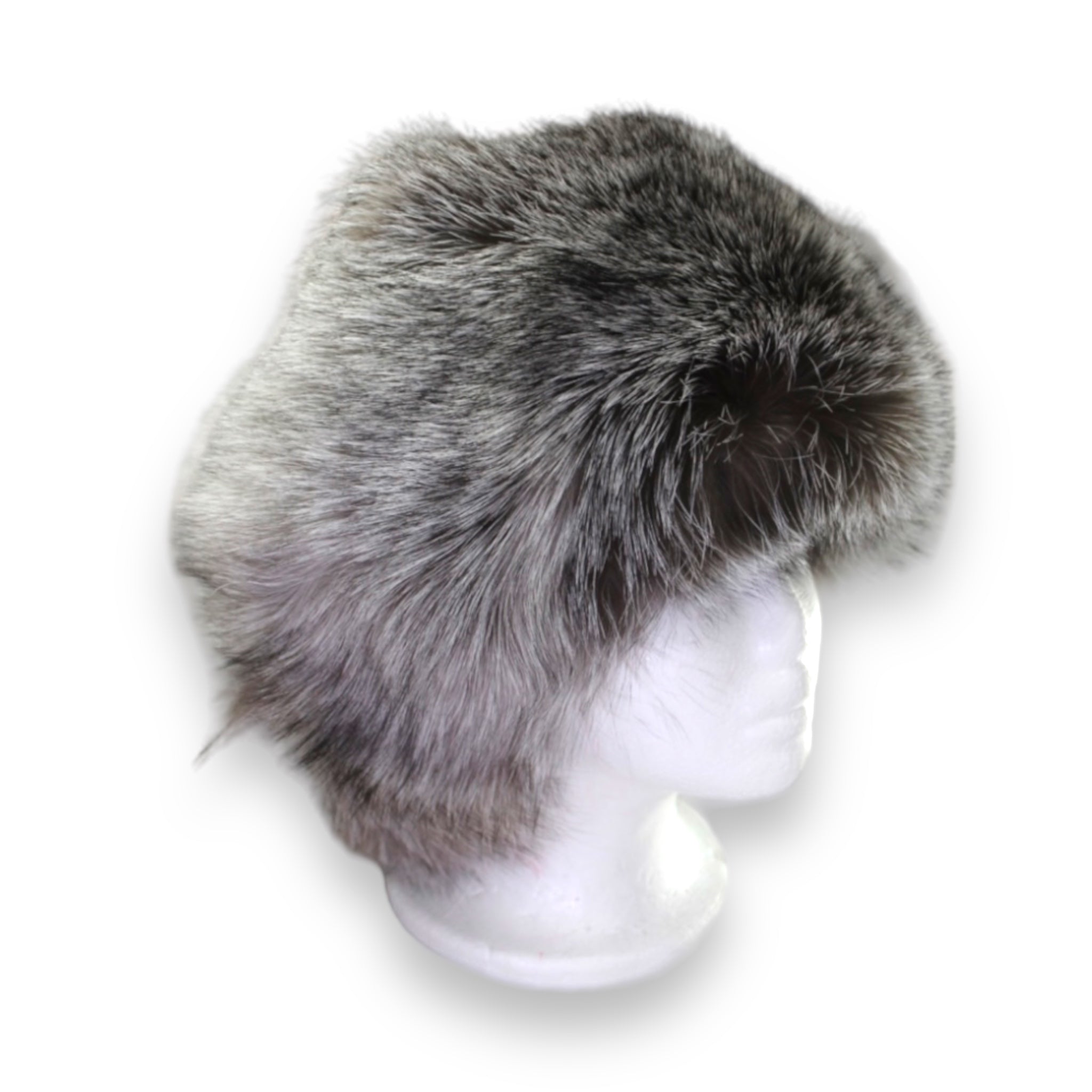 Leather Hat with Fox Trim – Daniel's Leather