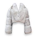 Full Skin Cropped Fox Bolero with Full Collar