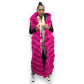 Full Length Fox Vest with Hood