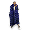 Full Length Fox Vest with Hood
