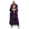 Full Length Fox Vest with Hood