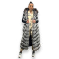 Full Length Fox Vest with Hood