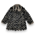 Double Sided Fur/Rain Coat