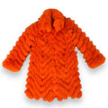 Double Sided Fur/Rain Coat