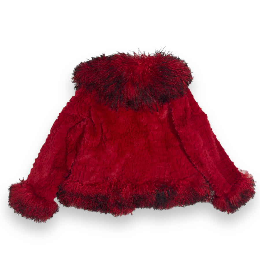 Mink with Mongolian Lamb Collar