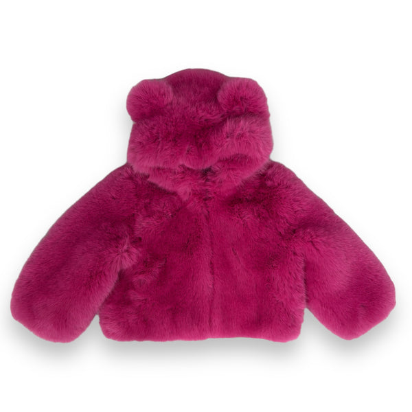 Kid's Faux Fur with Ears Jacket