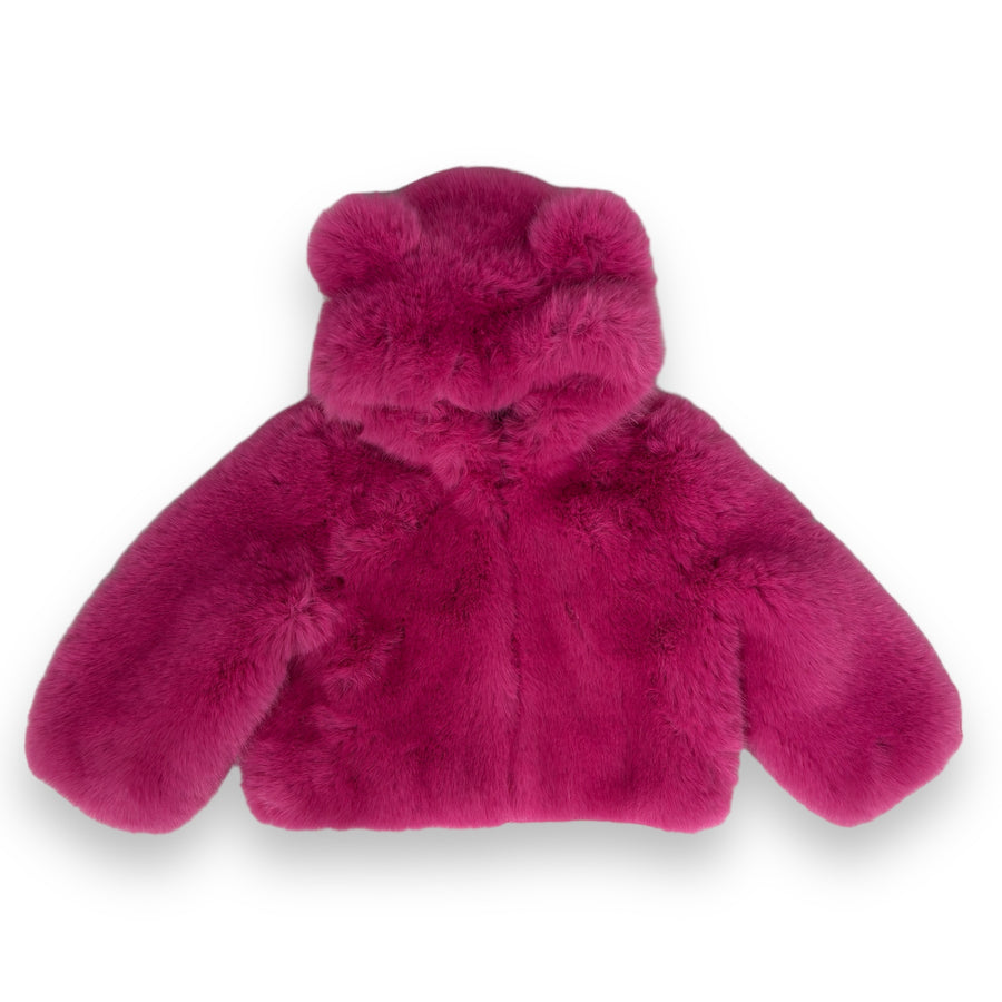 Kid's Faux Fur with Ears Jacket