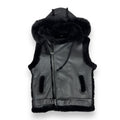 Shearling Vest with Hood