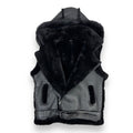 Shearling Vest with Hood