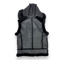 Shearling Vest with Hood
