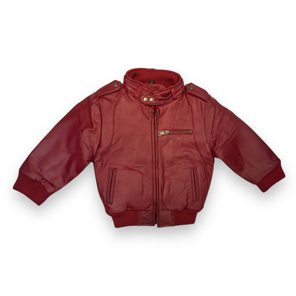 Leather Jacket with Zipper