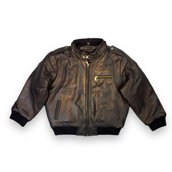 Leather Jacket with Zipper