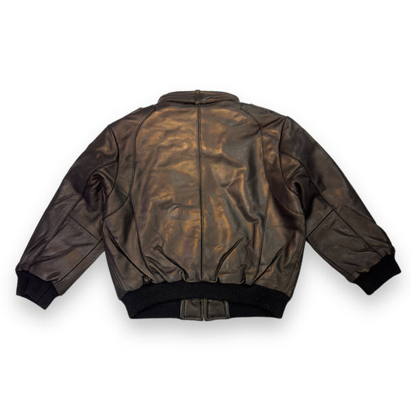 Leather Jacket with Zipper