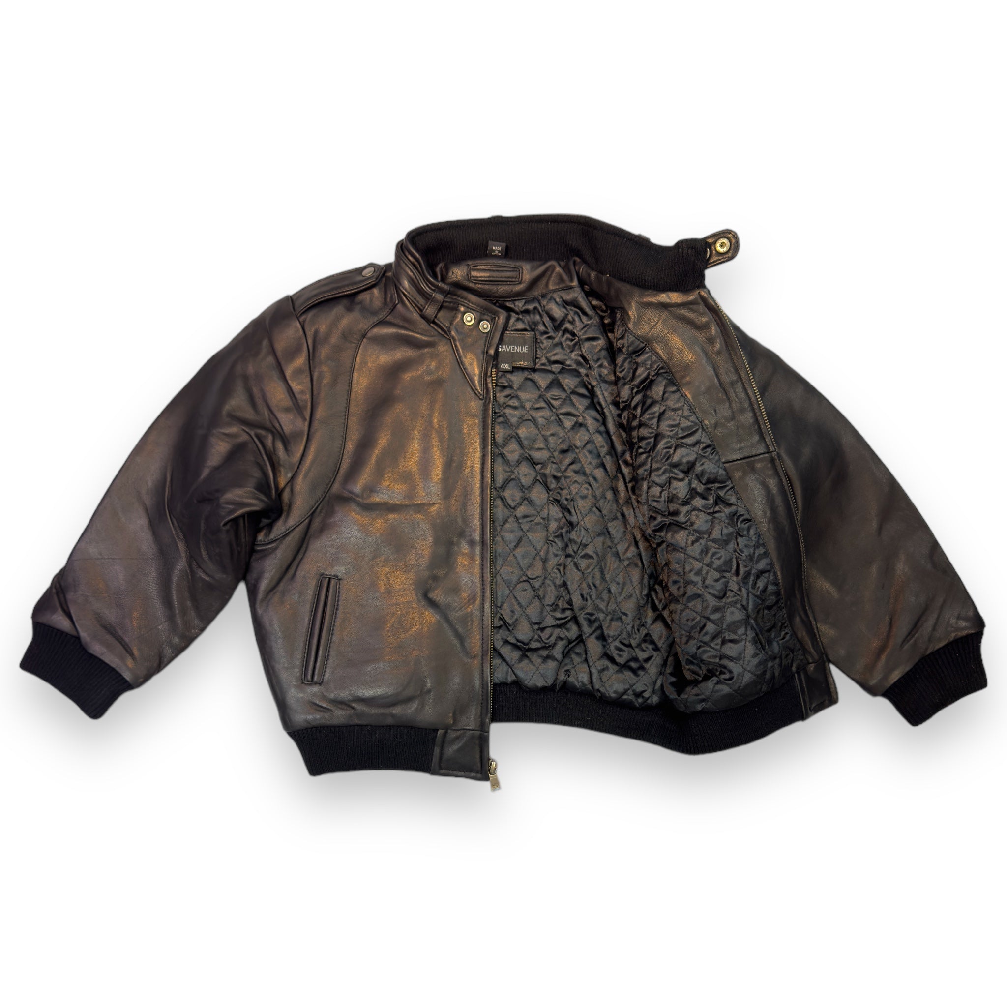 Leather Jacket with Zipper – Daniel's Leather