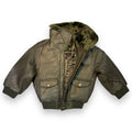Leather Jacket with Furry Collar