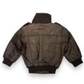 Leather Jacket with Chest Pockets