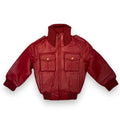 Leather Jacket with Chest Pockets