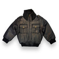 Leather Jacket with Chest Pockets