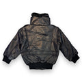 Leather Jacket with Furry Collar