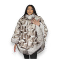 Rippled Fox Poncho