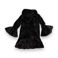 3/4 Black Bell Bottom Mink with Sleeves