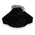 Mink Poncho with Fox Hood