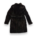 3/4 Dark Brown Mink with Belt