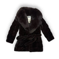 Dark Brown Mink with Fox Collar